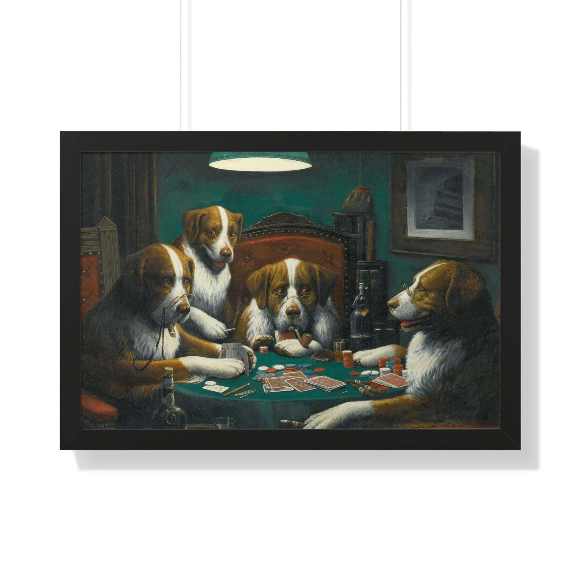 Dogs Playing Poker: Poker Game, C. M. Coolidge, 1894