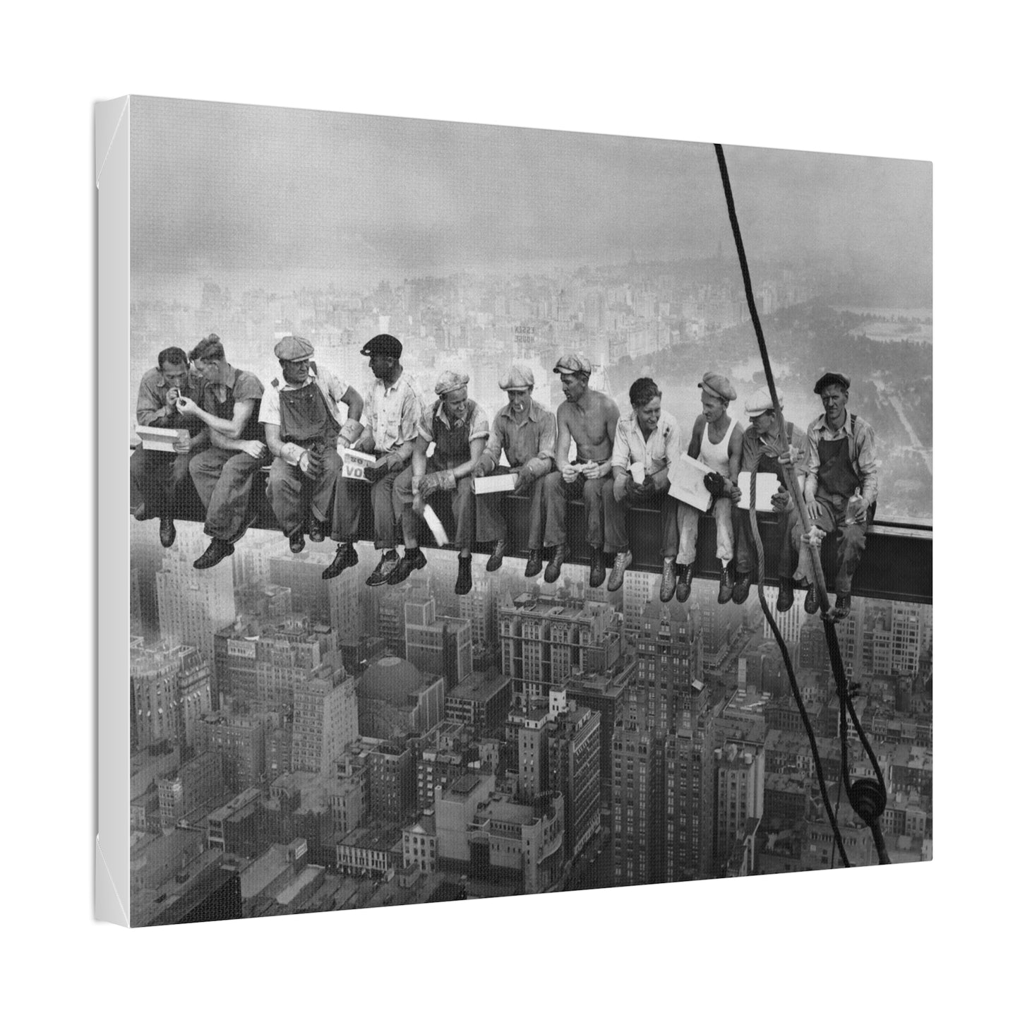 Lunch atop a Skyscraper, New York City, 1932 Stretched Canvas