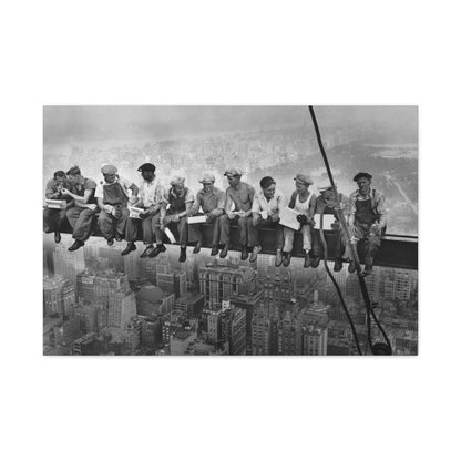 Lunch atop a Skyscraper, New York City, 1932 Stretched Canvas