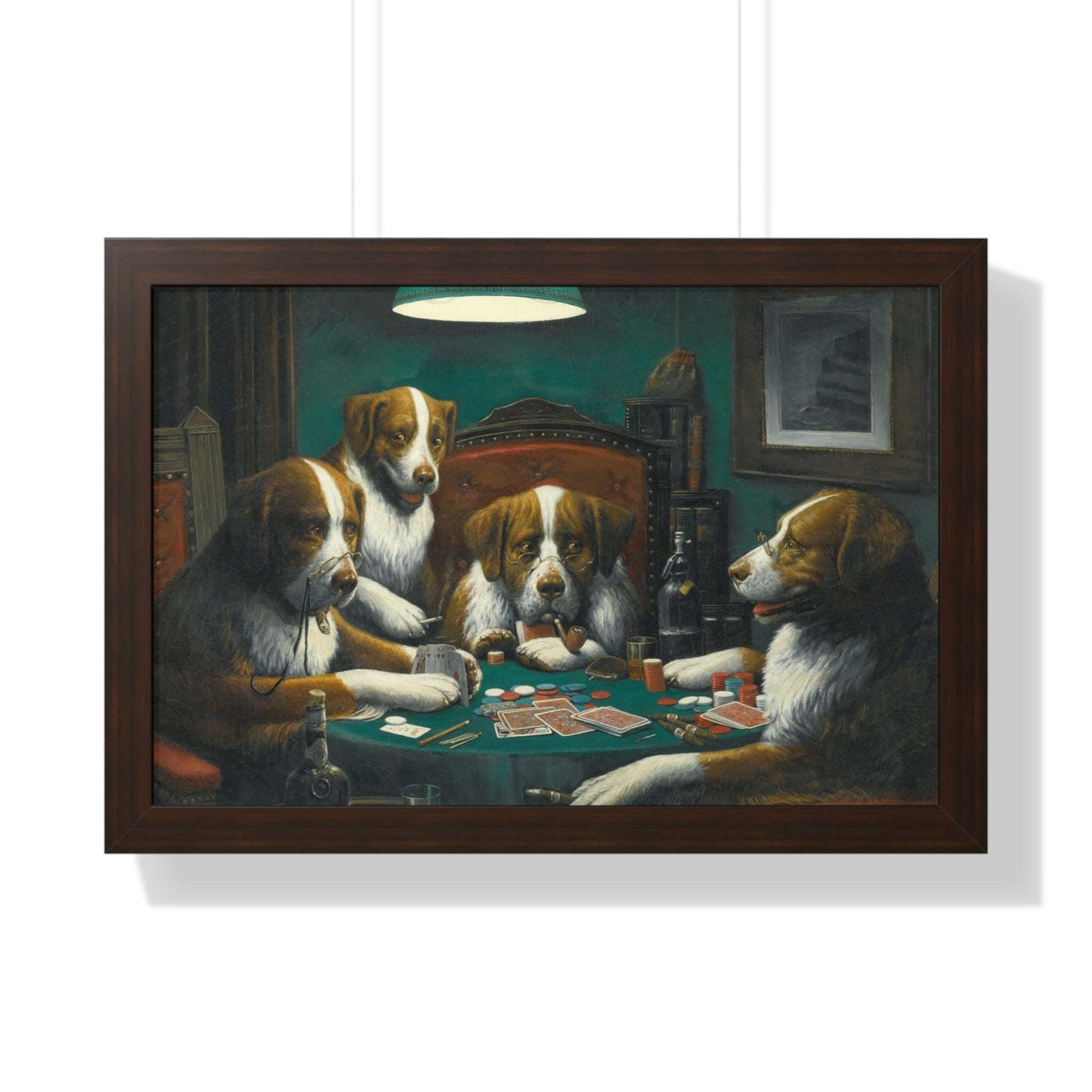 Dogs Playing Poker: Poker Game, C. M. Coolidge, 1894