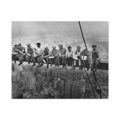 Lunch atop a Skyscraper, New York City, 1932 Stretched Canvas