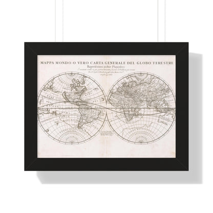 Map of the World, Giacomo Giovanni Rossi, 1674