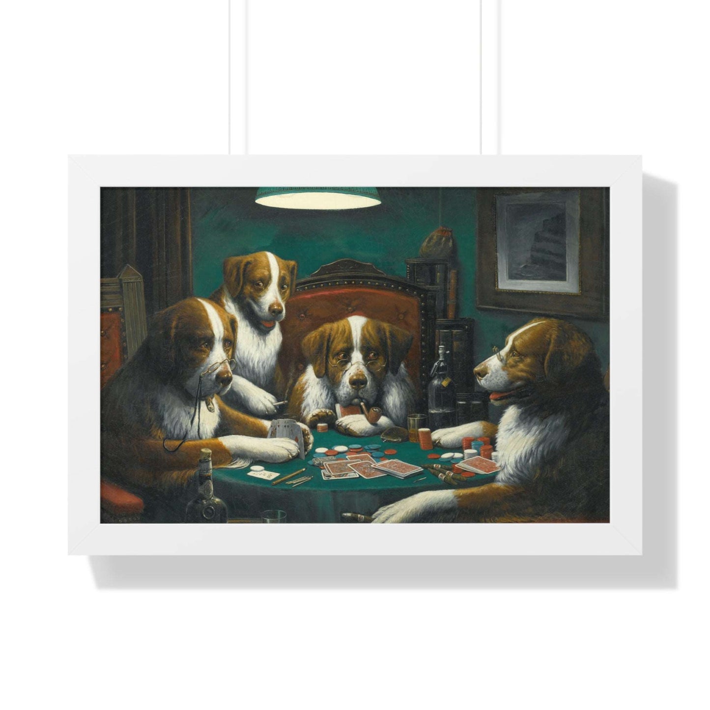 Dogs Playing Poker: Poker Game, C. M. Coolidge, 1894