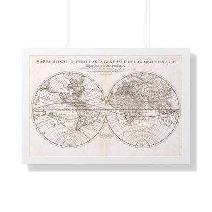 Map of the World, Giacomo Giovanni Rossi, 1674