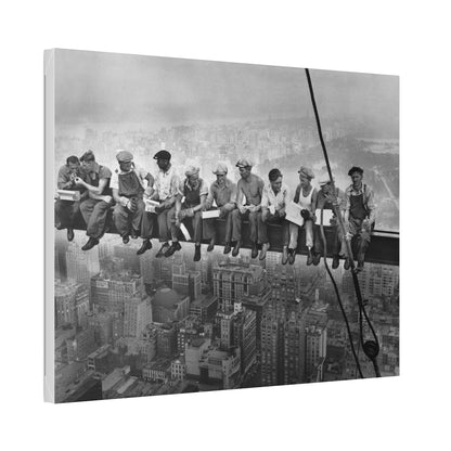 Lunch atop a Skyscraper, New York City, 1932 Stretched Canvas