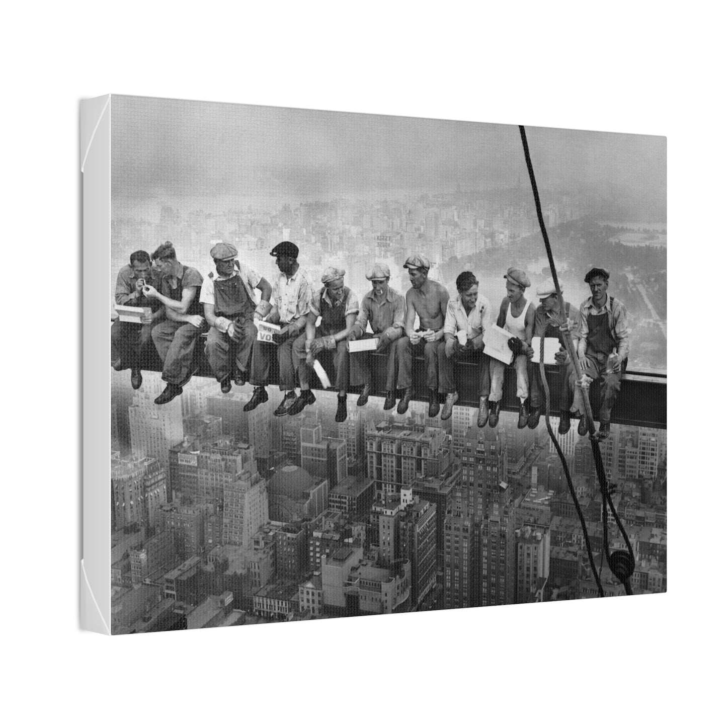 Lunch atop a Skyscraper, New York City, 1932 Stretched Canvas