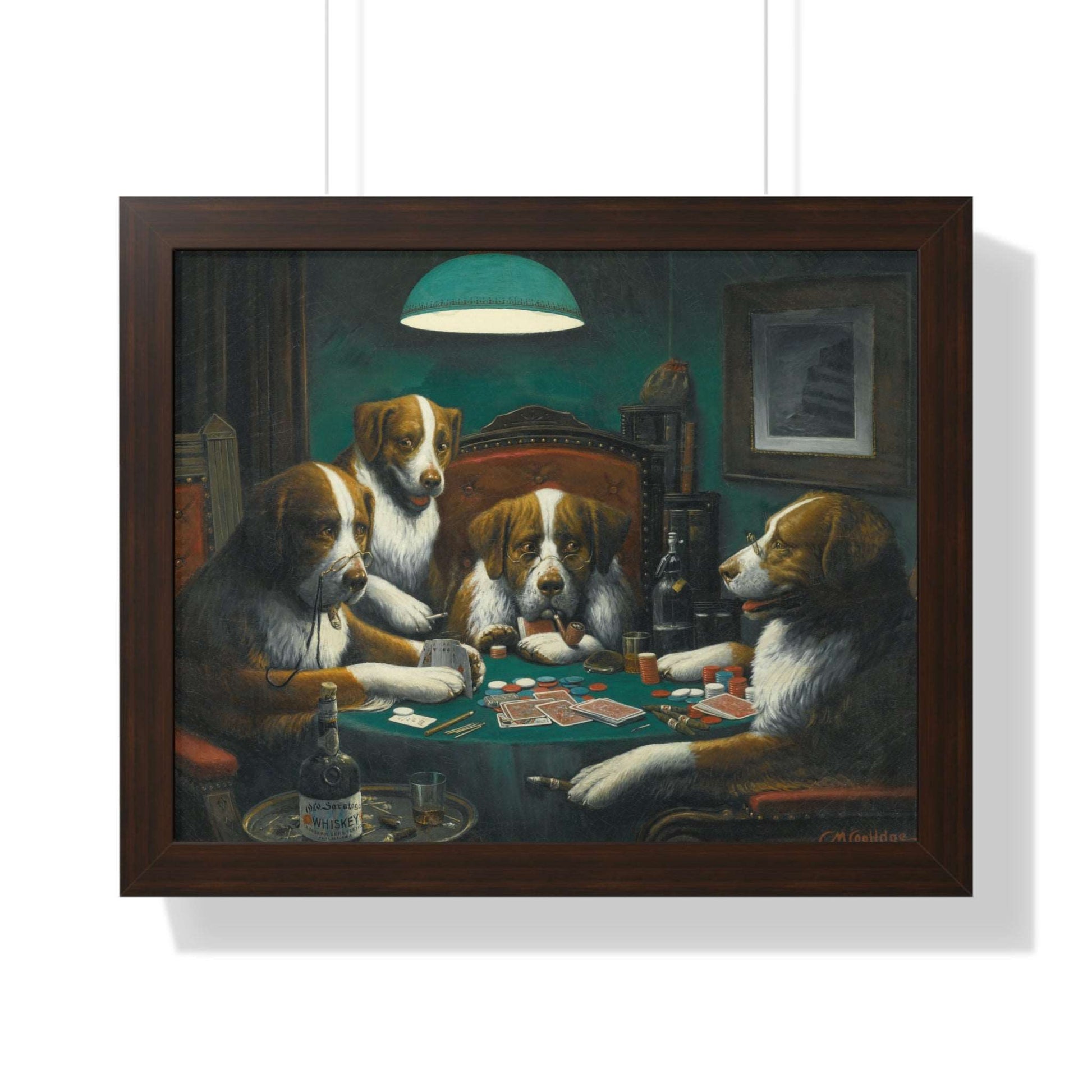 Dogs Playing Poker: Poker Game, C. M. Coolidge, 1894