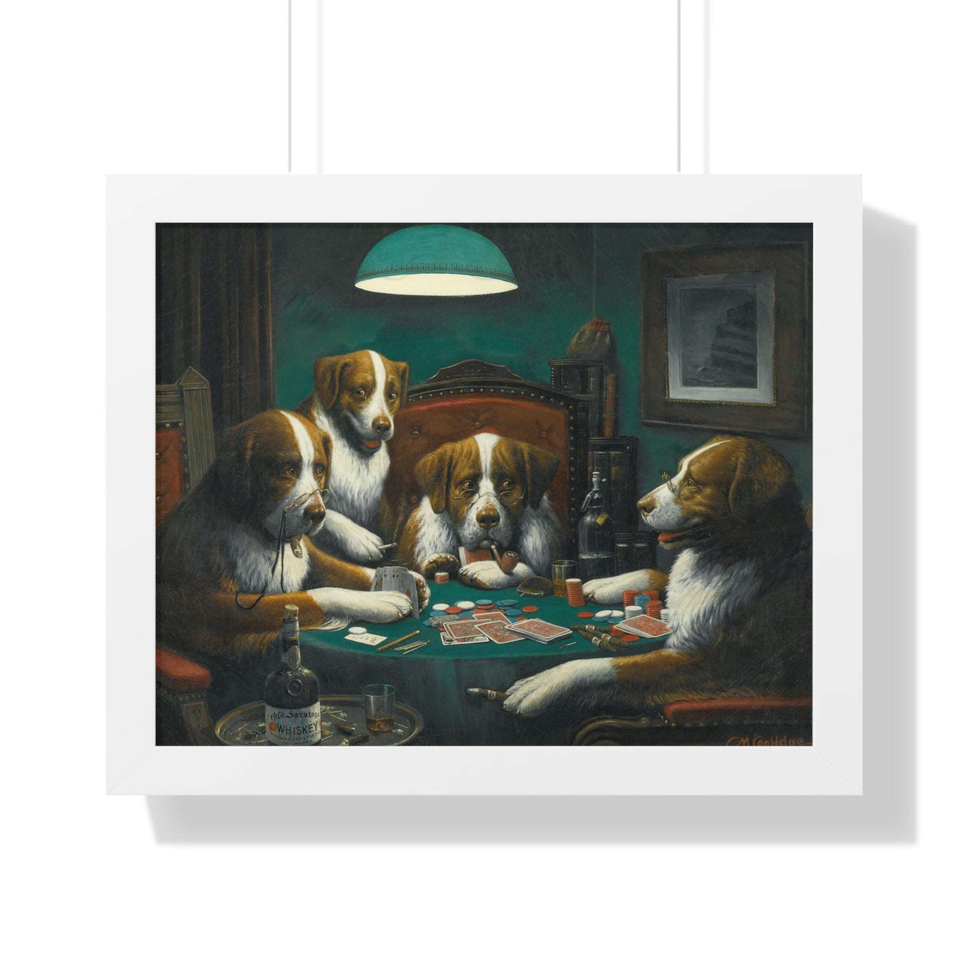 Dogs Playing Poker: Poker Game, C. M. Coolidge, 1894