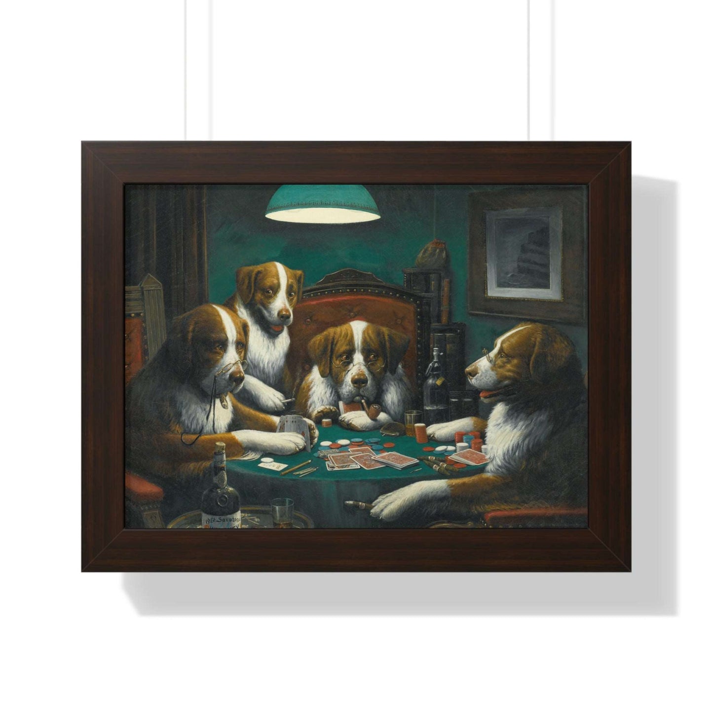 Dogs Playing Poker: Poker Game, C. M. Coolidge, 1894