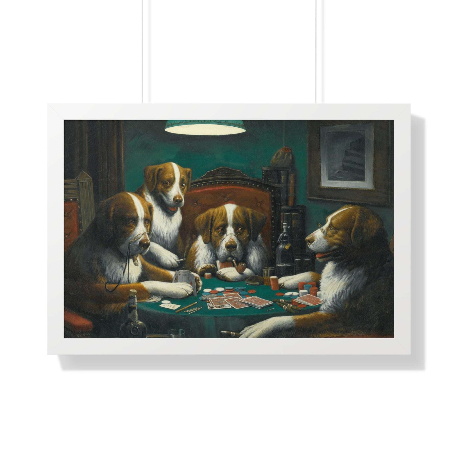 Dogs Playing Poker: Poker Game, C. M. Coolidge, 1894