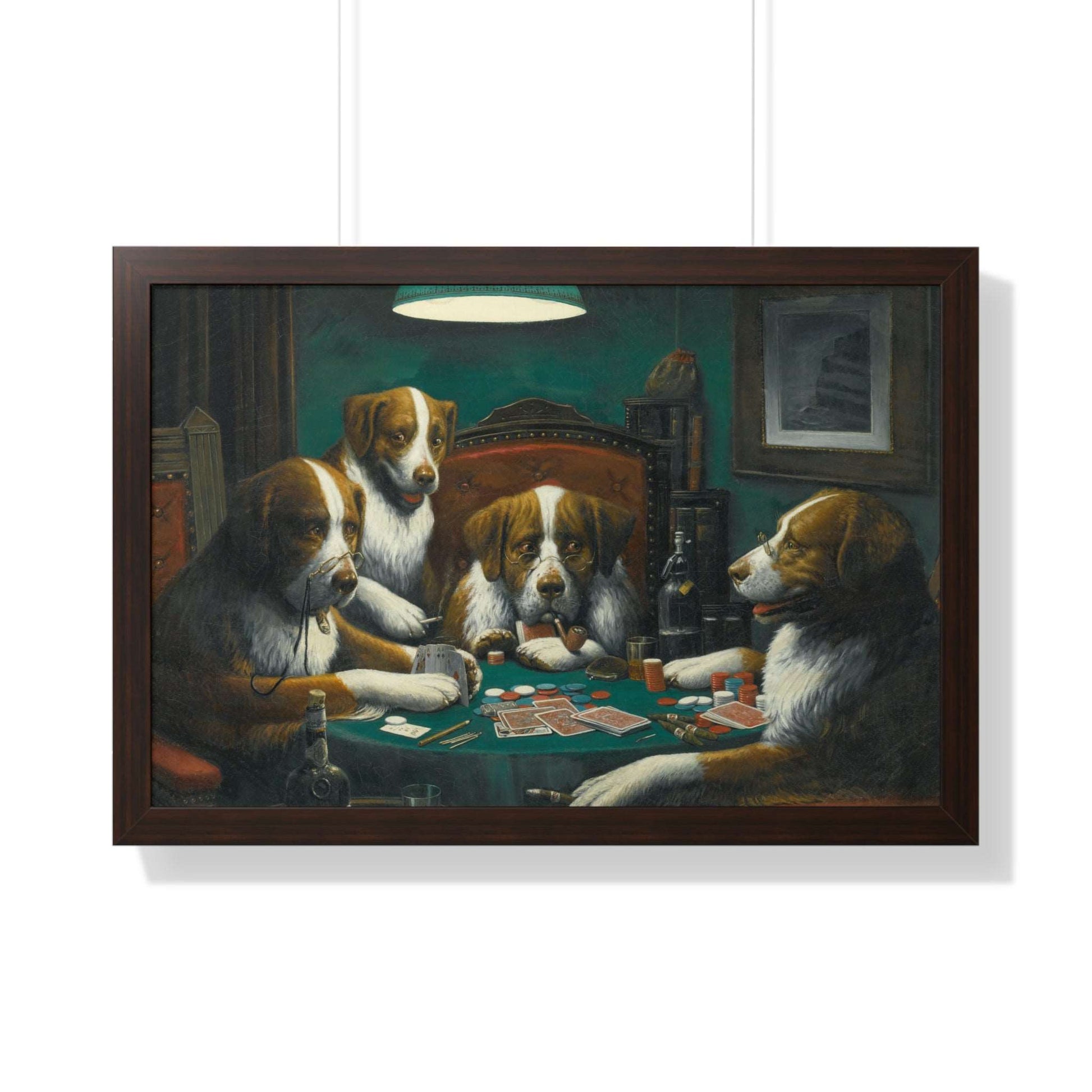 Dogs Playing Poker: Poker Game, C. M. Coolidge, 1894