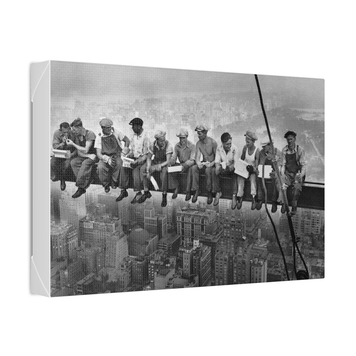 Lunch atop a Skyscraper, New York City, 1932 Stretched Canvas