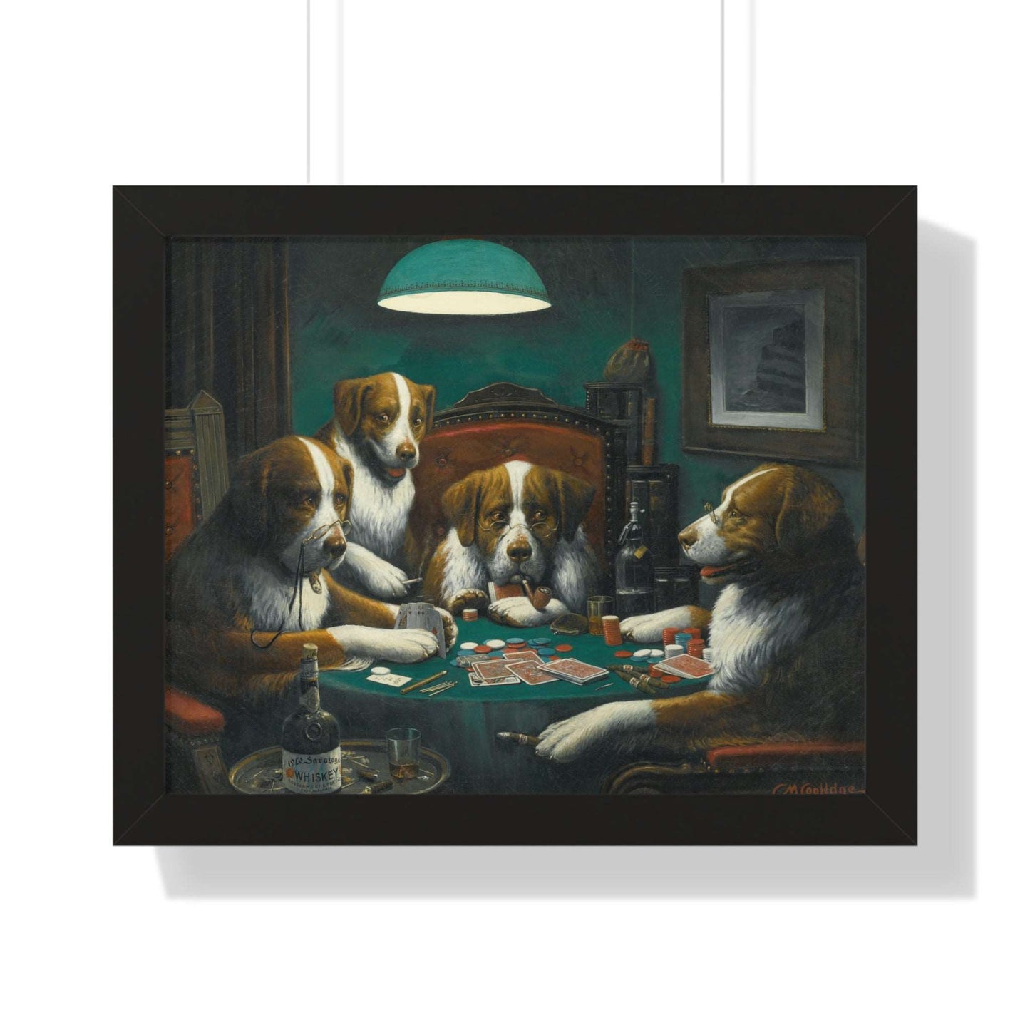 Dogs Playing Poker: Poker Game, C. M. Coolidge, 1894