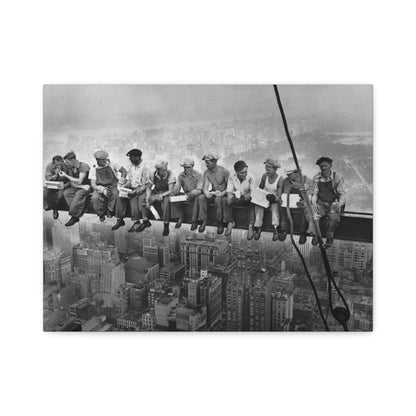 Lunch atop a Skyscraper, New York City, 1932 Stretched Canvas