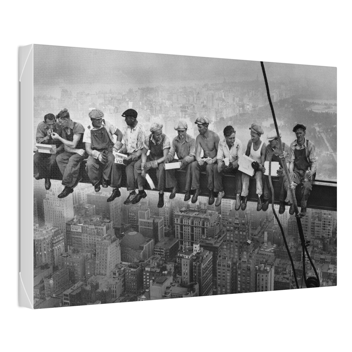 Lunch atop a Skyscraper, New York City, 1932 Stretched Canvas