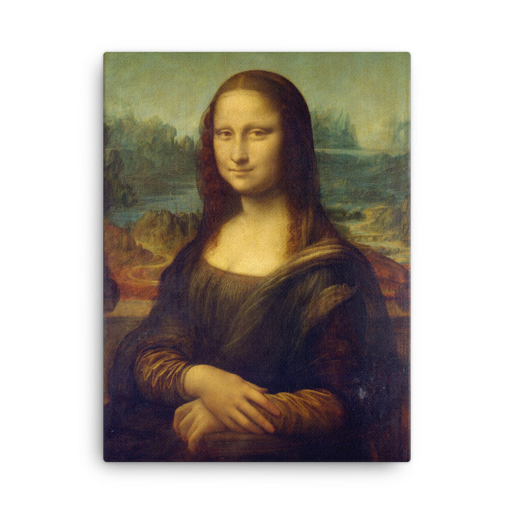 Mona Lisa, by Leonardo da Vinci, Canvas