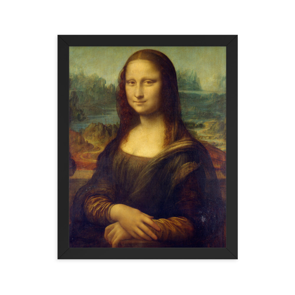 Mona Lisa, by Leonardo da Vinci, Framed Poster