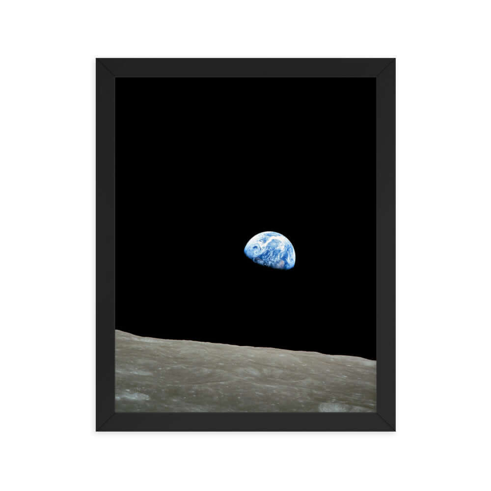 Earthrise, William Anders Apollo 8, 1968, Framed Poster