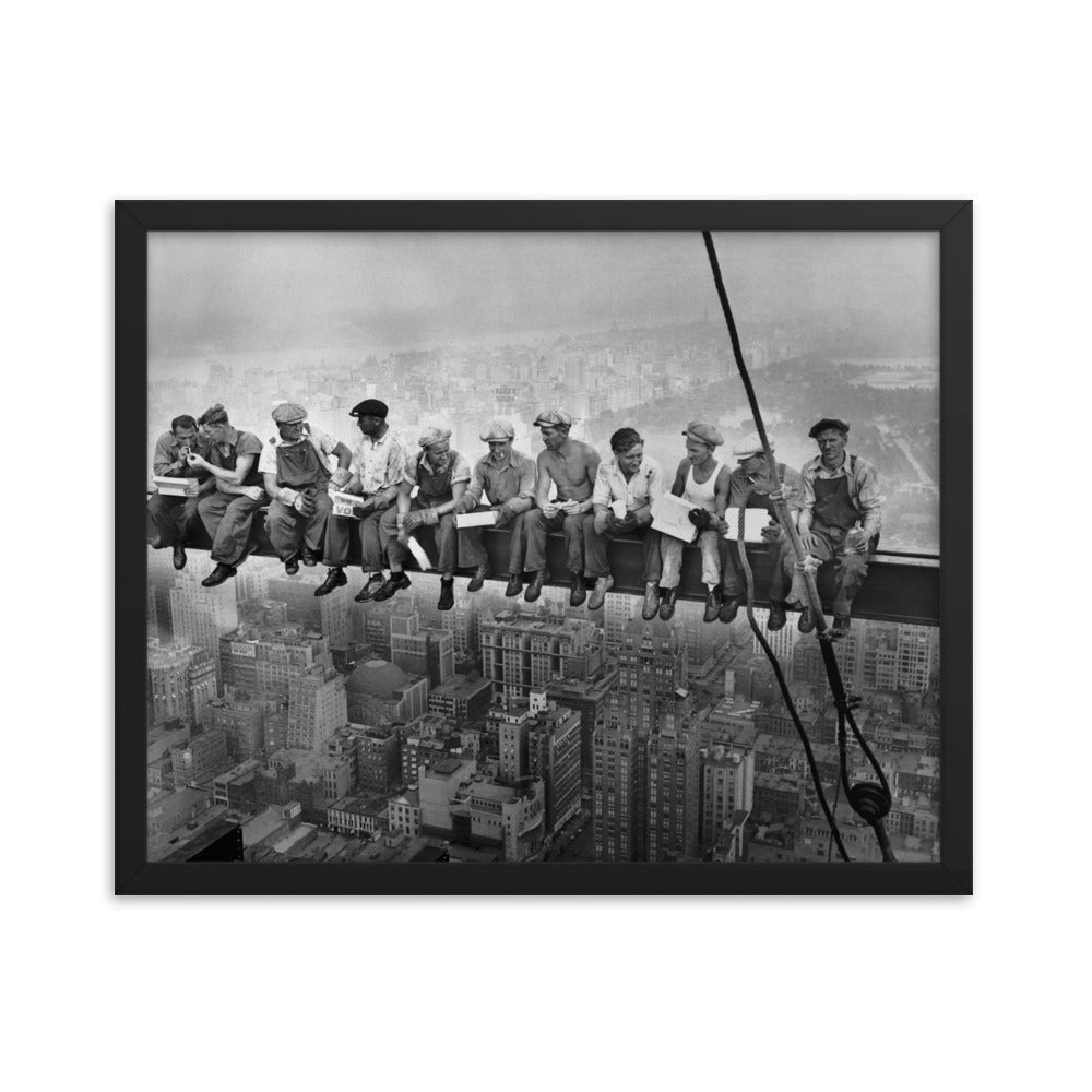 Lunch Atop A Skyscraper Framed