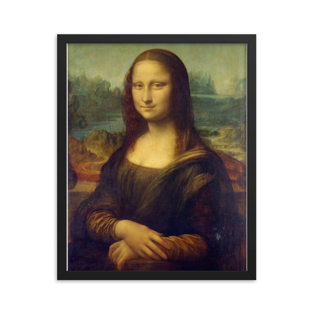 Mona Lisa, by Leonardo da Vinci, Framed Poster