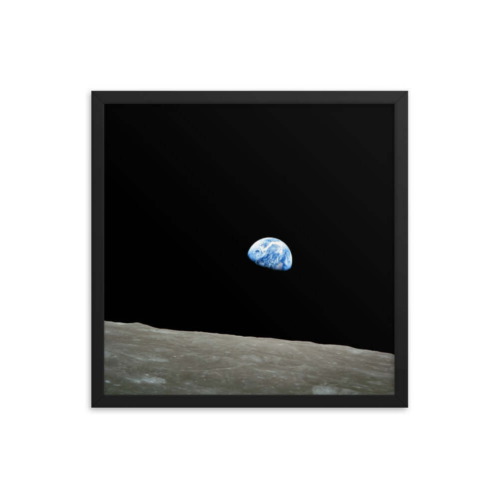 Earthrise, William Anders Apollo 8, 1968, Framed Poster