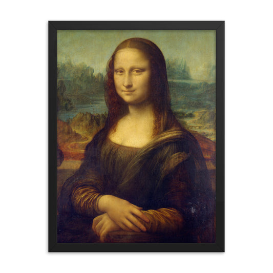 Mona Lisa, by Leonardo da Vinci, Framed Poster