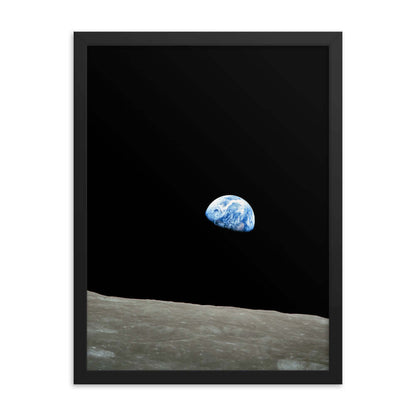 Earthrise, William Anders Apollo 8, 1968, Framed Poster