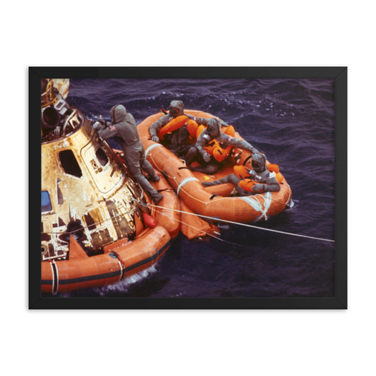 Apollo 11 Recovery Area, 1969, Framed Poster