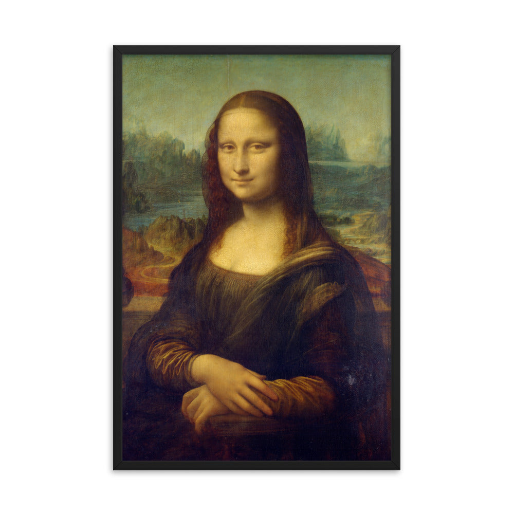 Mona Lisa, by Leonardo da Vinci, Framed Poster