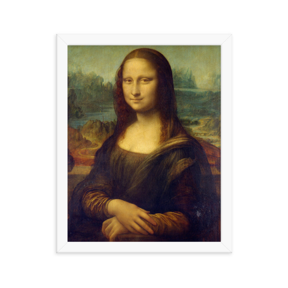 Mona Lisa, by Leonardo da Vinci, Framed Poster