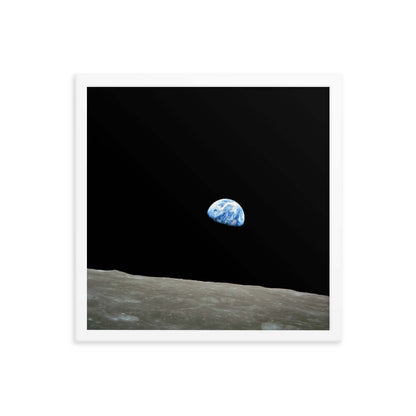 Earthrise, William Anders Apollo 8, 1968, Framed Poster