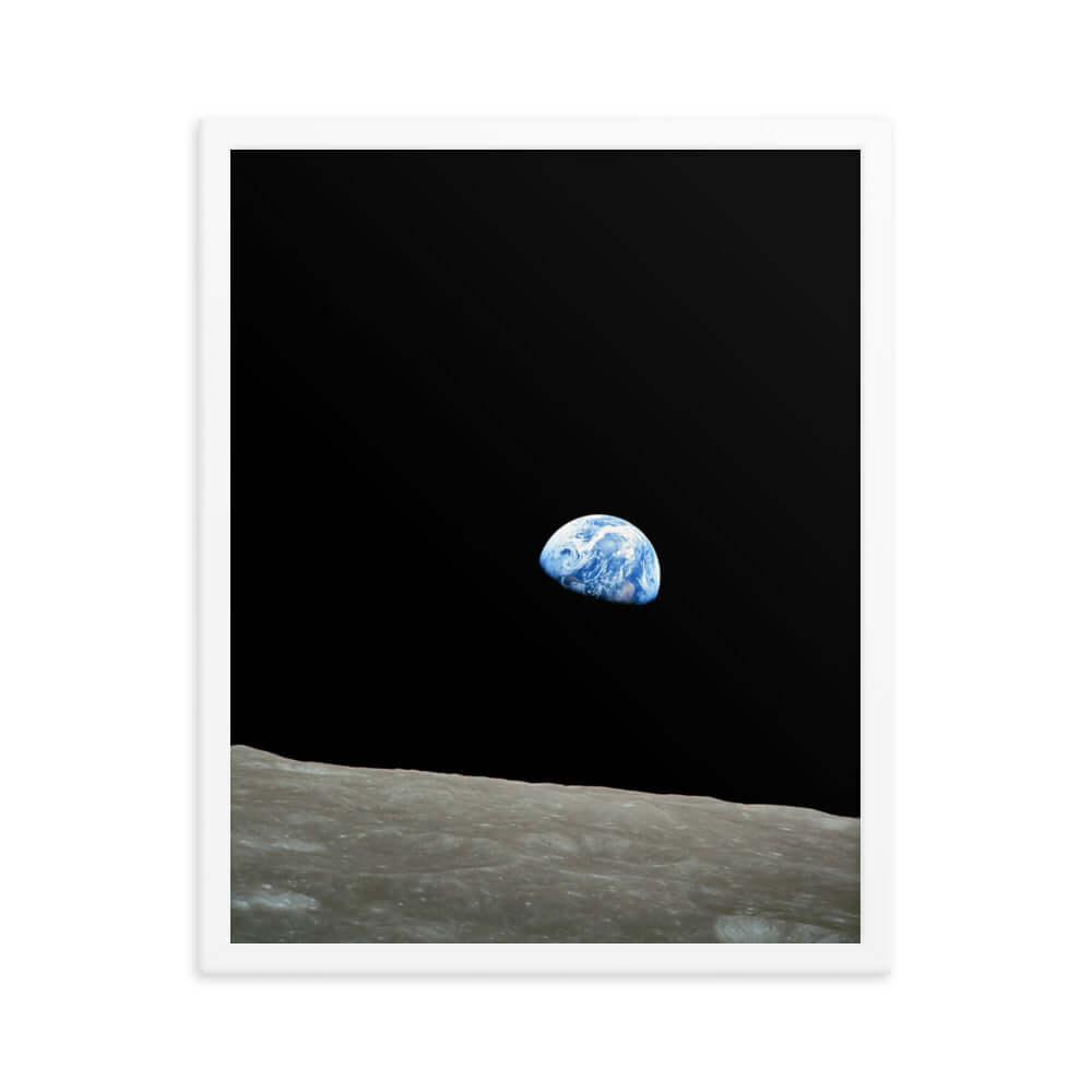 Earthrise, William Anders Apollo 8, 1968, Framed Poster