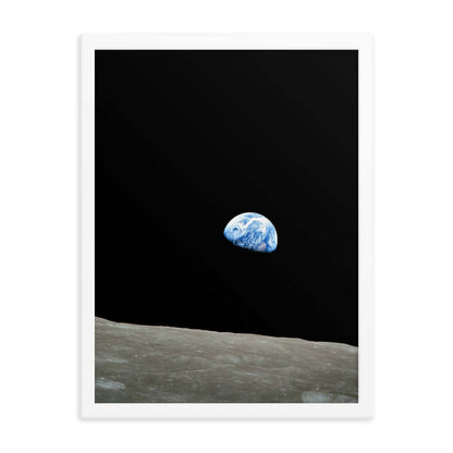 Earthrise, William Anders Apollo 8, 1968, Framed Poster