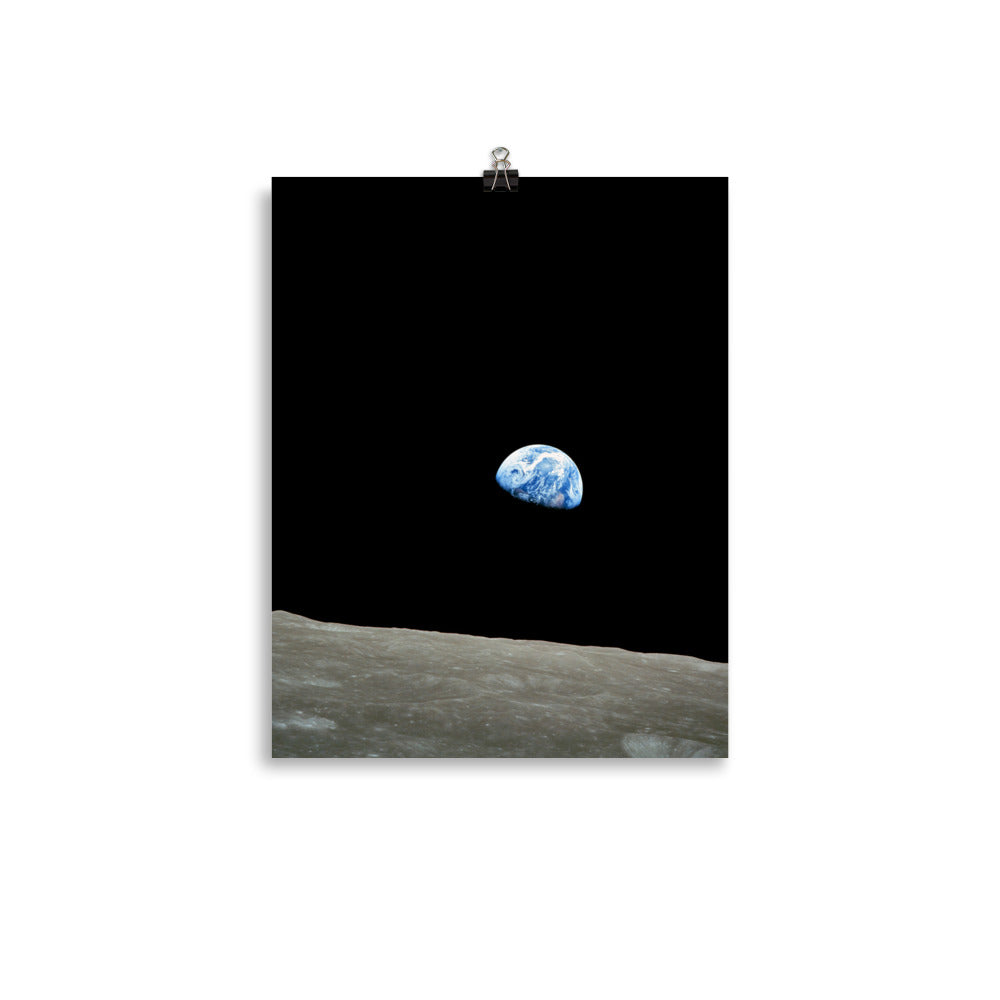 Earthrise Apollo 8 Mission, 1968, Poster