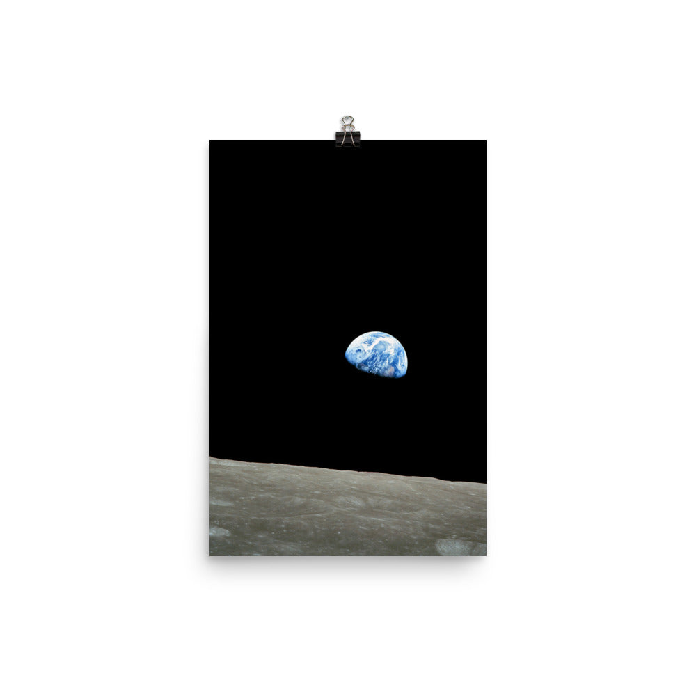 Earthrise Apollo 8 Mission, 1968, Poster