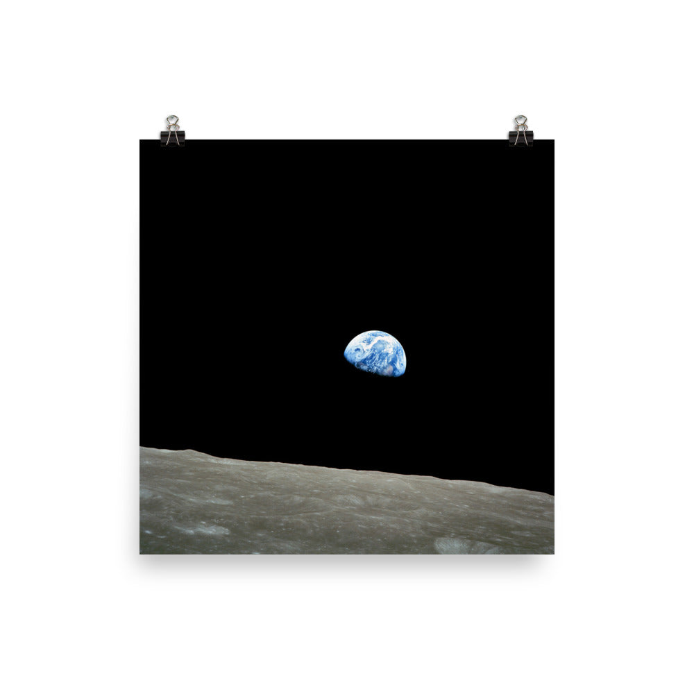 Earthrise Apollo 8 Mission, 1968, Poster