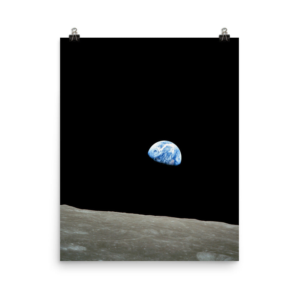 Earthrise Apollo 8 Mission, 1968, Poster