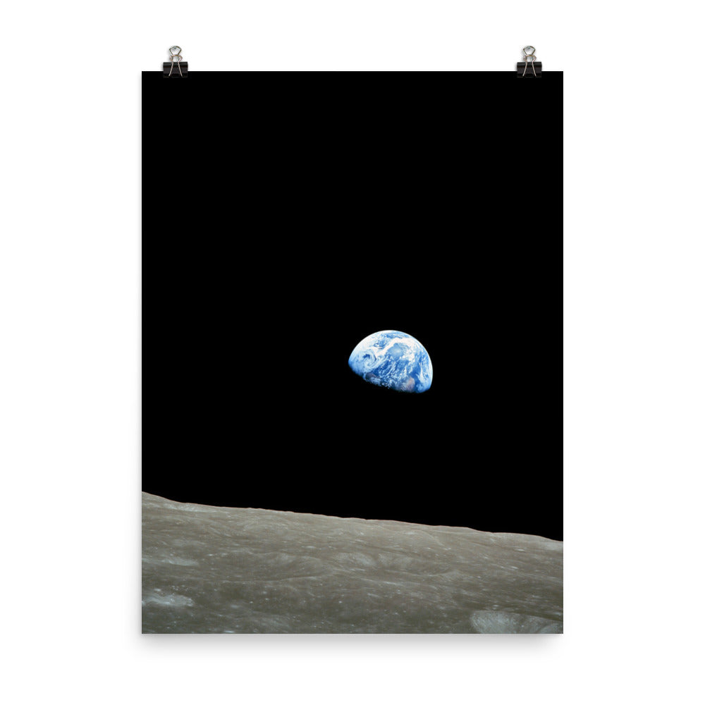 Earthrise Apollo 8 Mission, 1968, Poster