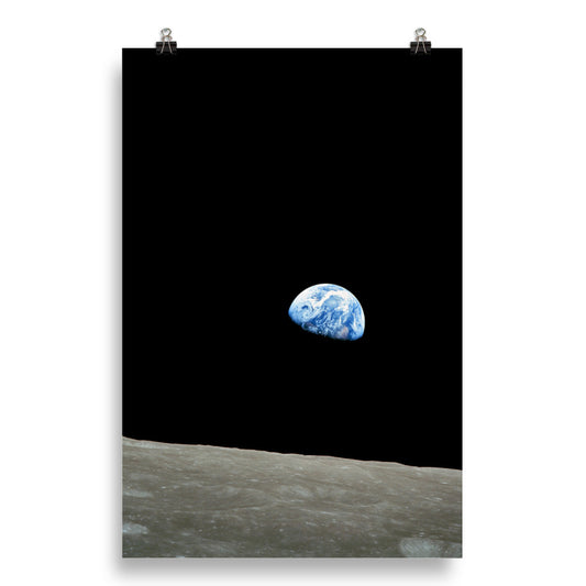 Earthrise Apollo 8 Mission, 1968, Poster