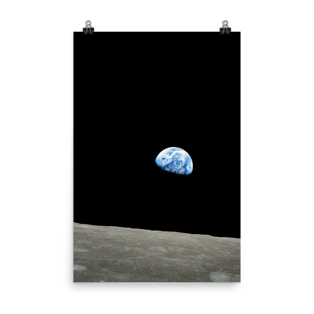 Earthrise Apollo 8 Mission, 1968, Poster