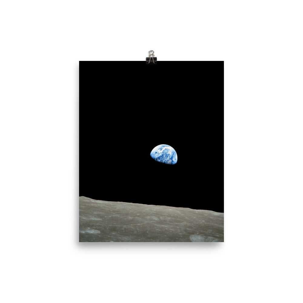 Earthrise Apollo 8 Mission, 1968, Poster