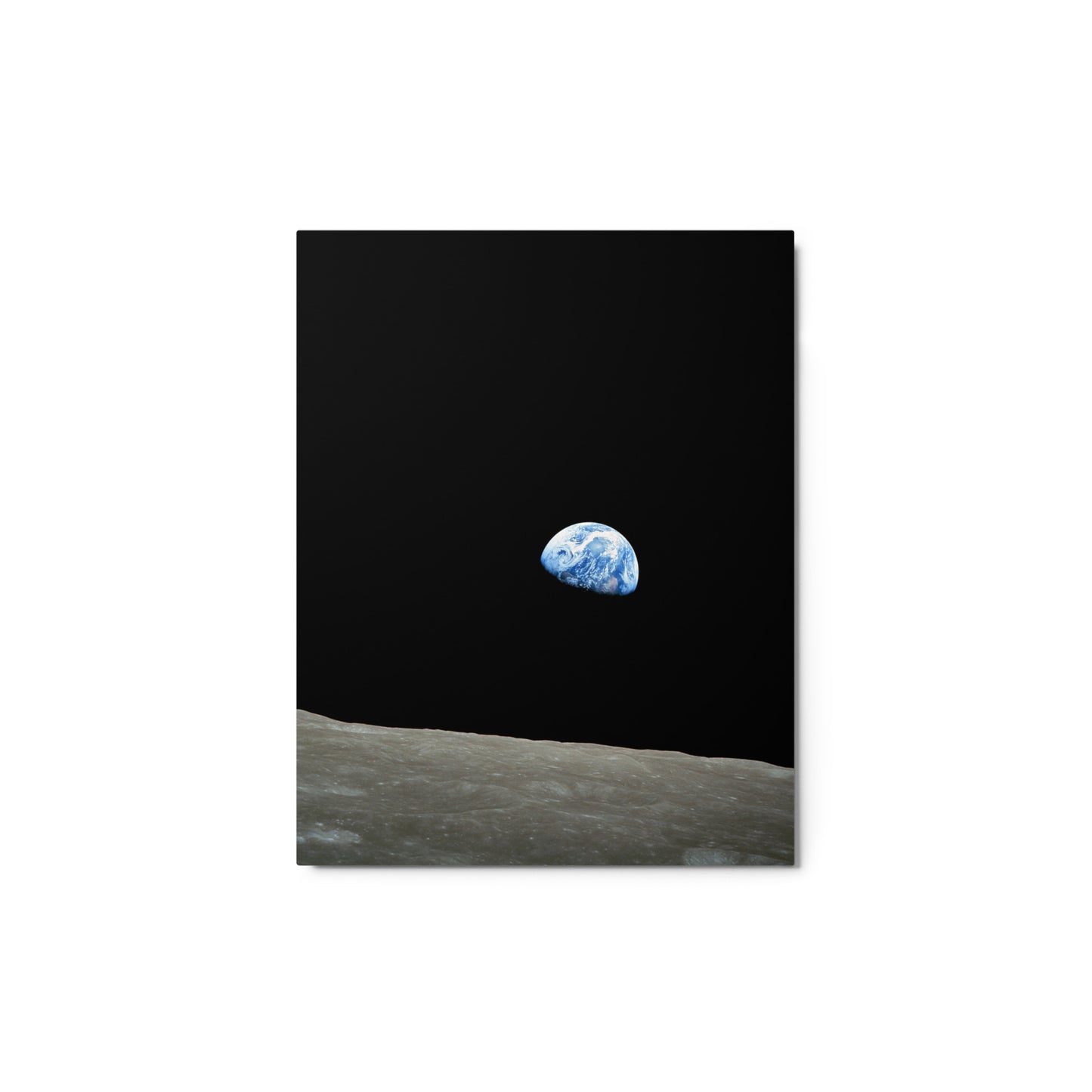 Earthrise, William Anders Apollo 8, 1968, Metal Print