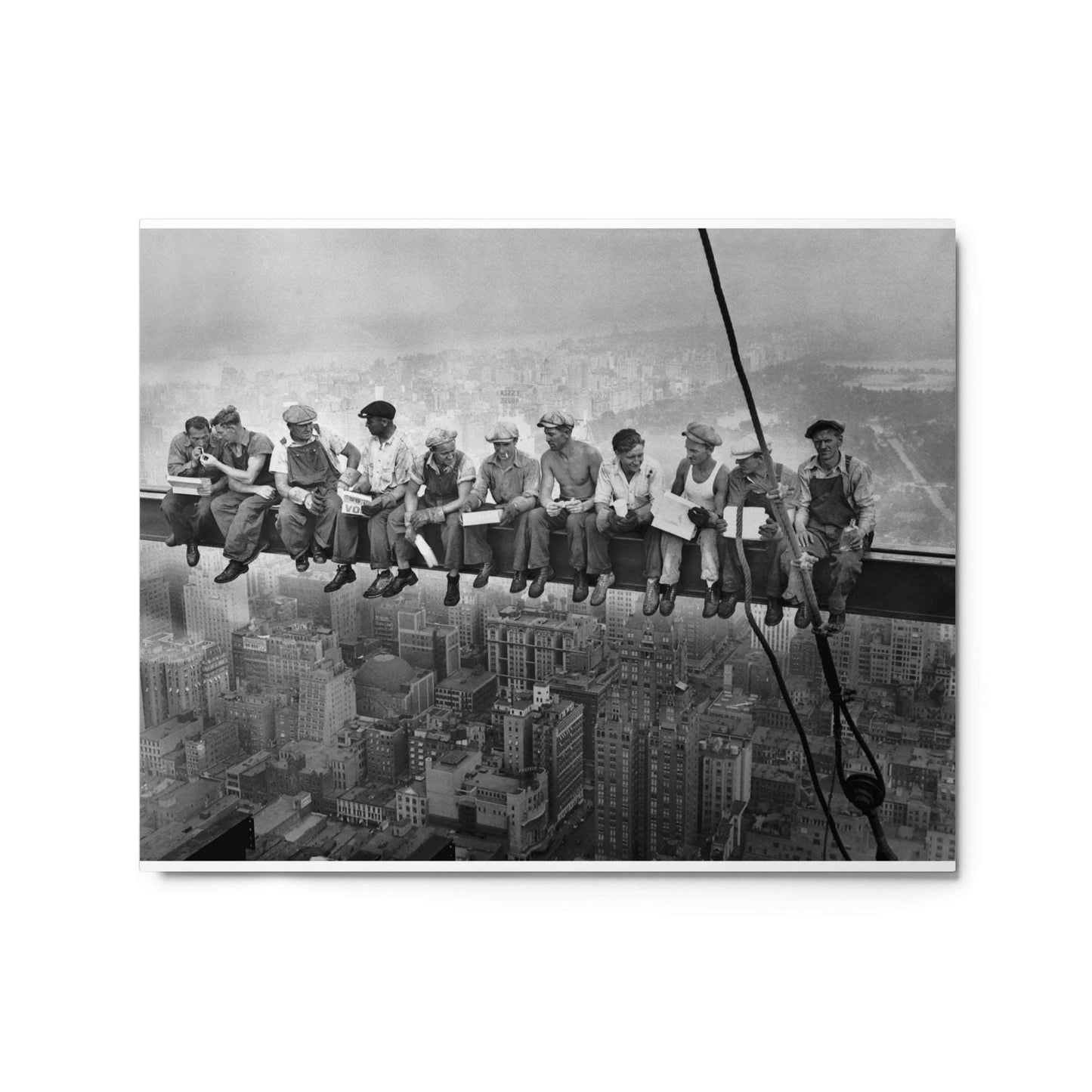 Lunch Atop A Skyscraper, Metal Print