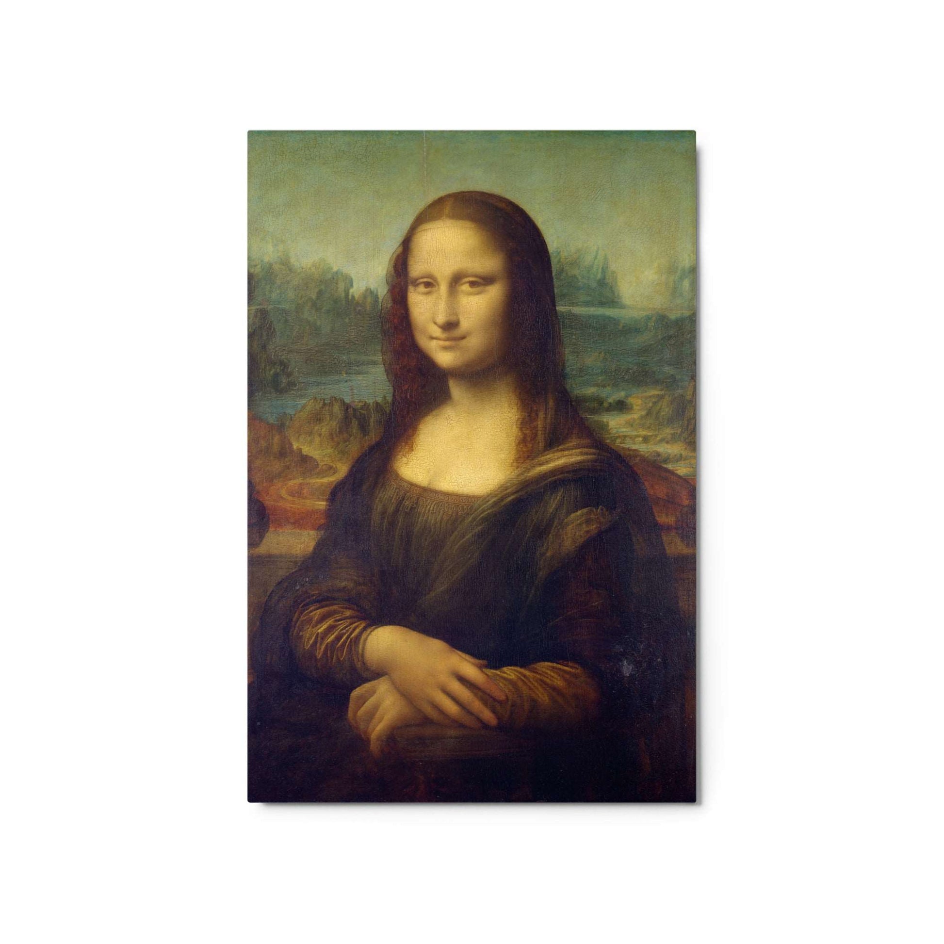 Mona Lisa, by Leonardo da Vinci, Metal Print