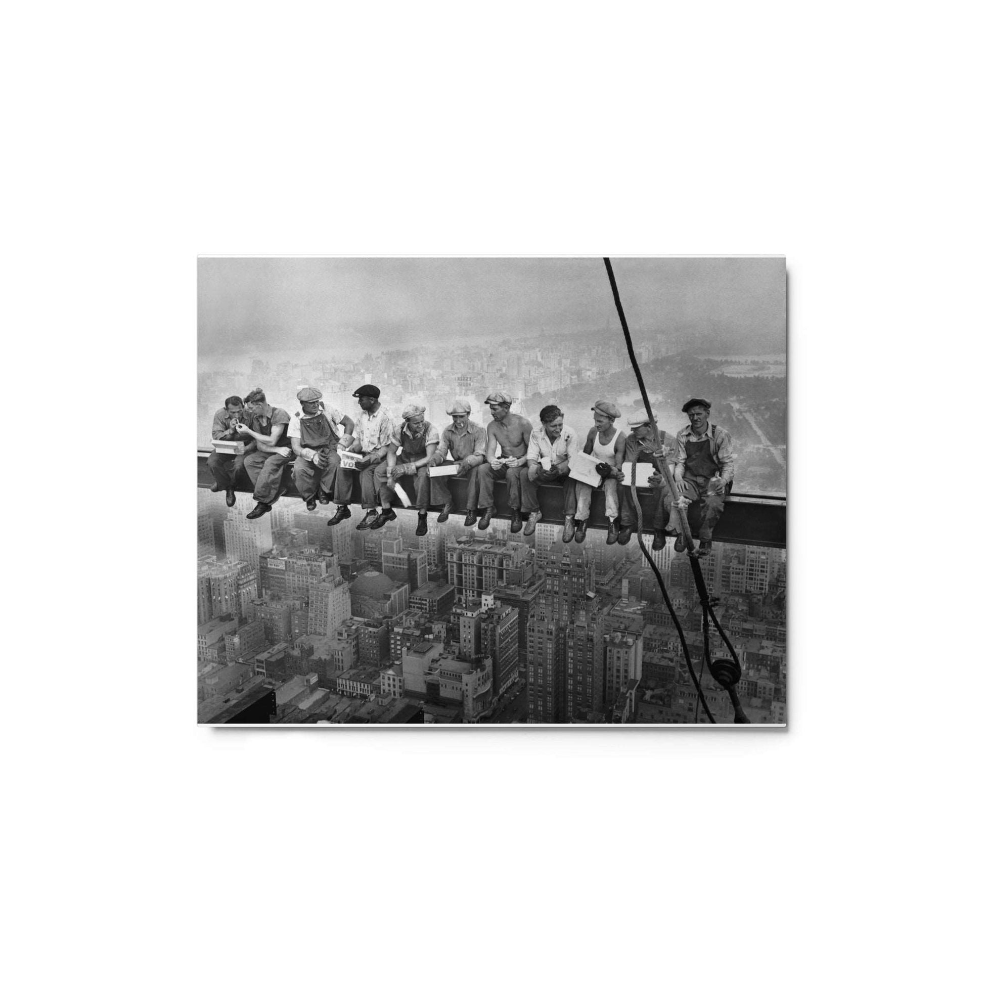 Lunch Atop A Skyscraper, Metal Print