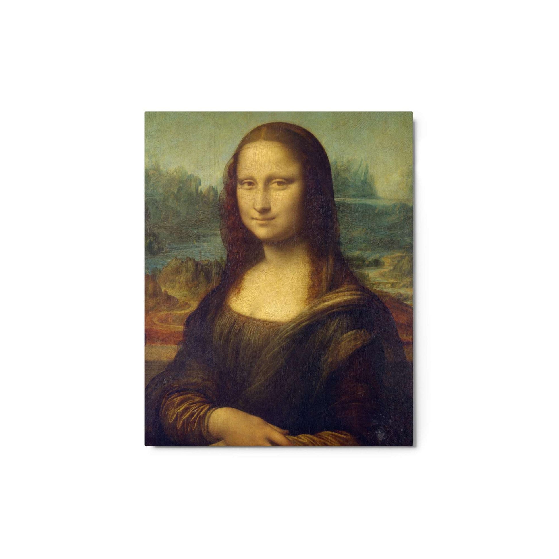 Mona Lisa, by Leonardo da Vinci, Metal Print