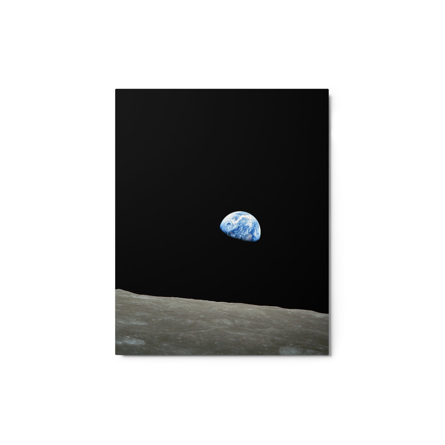 Earthrise, William Anders Apollo 8, 1968, Metal Print