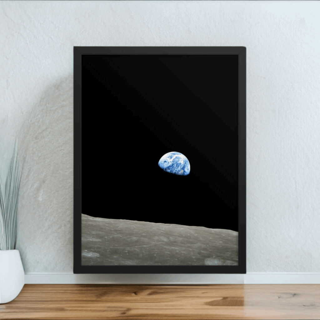 Earthrise, William Anders Apollo 8, 1968, Framed Poster