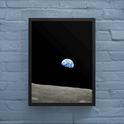 Earthrise, William Anders Apollo 8, 1968, Framed Poster