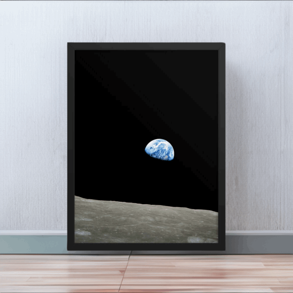 Earthrise, William Anders Apollo 8, 1968, Framed Poster